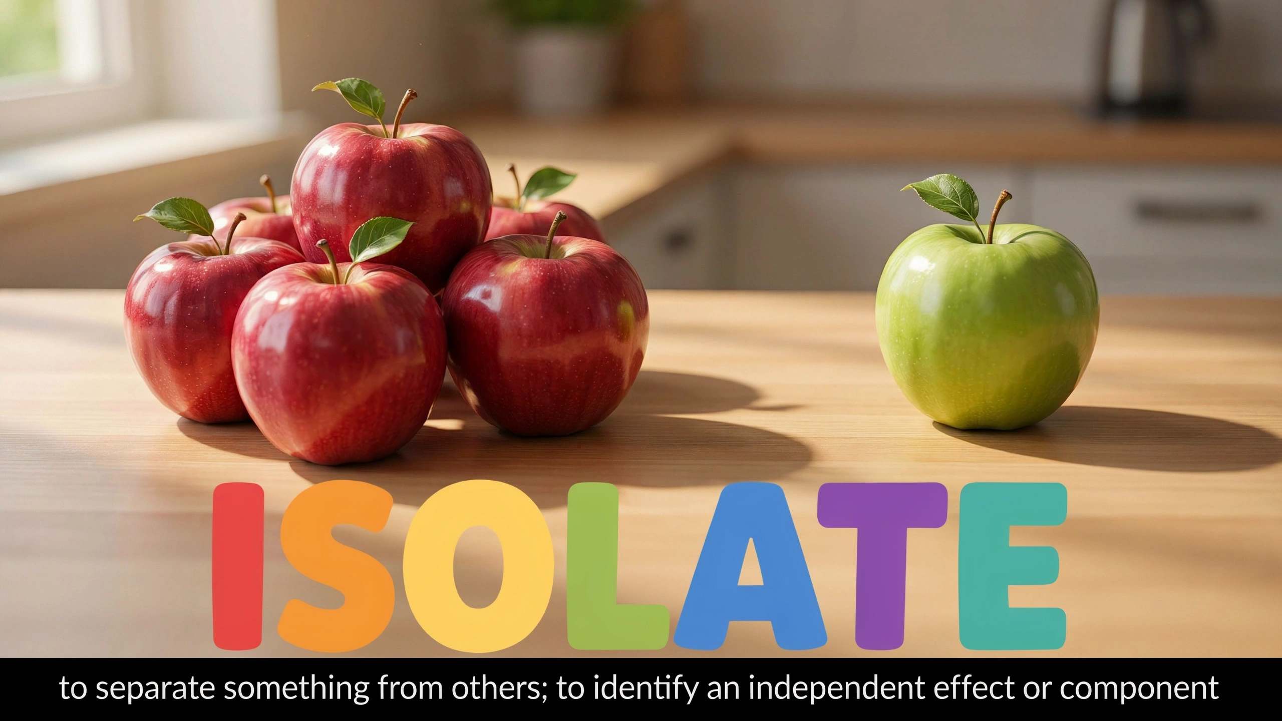 English Illustration for isolate